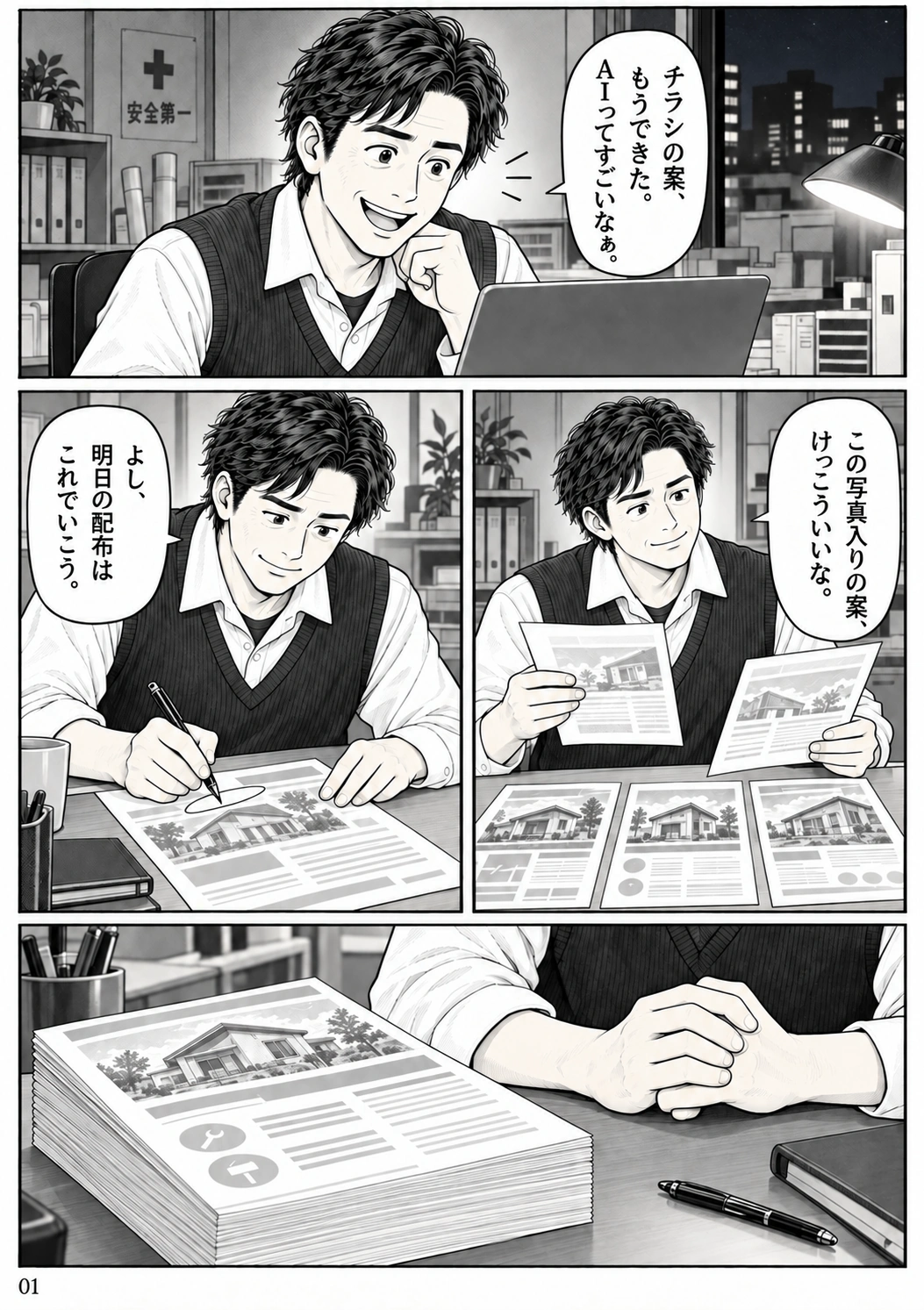 『作った、その先を見にいこう。』の第1ページ