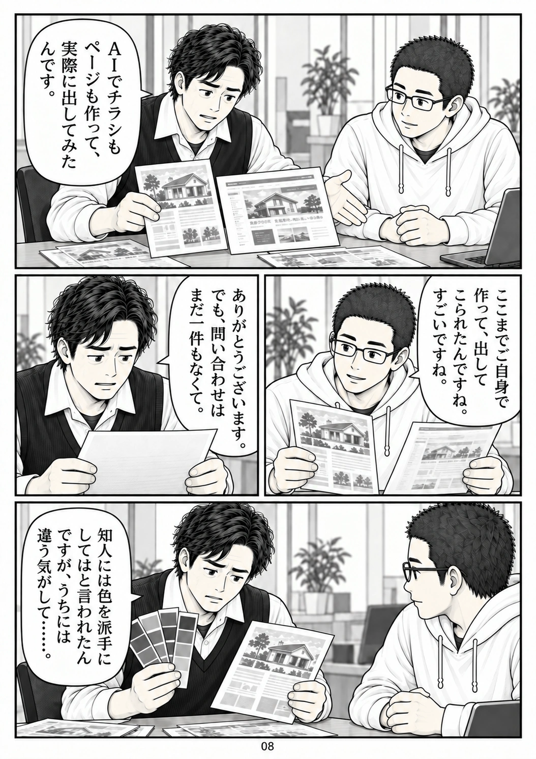 第8ページ:作って、出したけれど