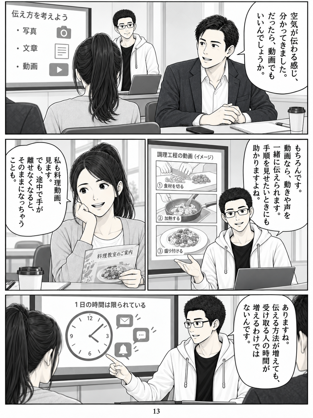 第13ページ:動画もあるのに、なぜ漫画?