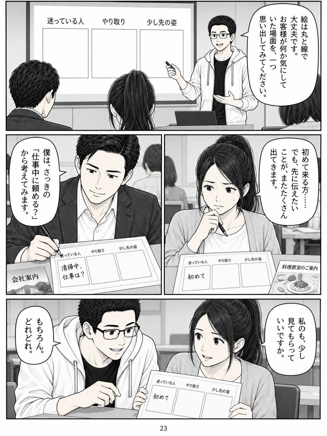 第23ページ:まずは、一つの場面から