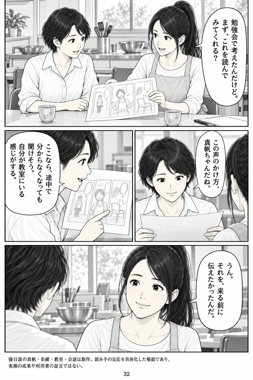 第32ページ:その場にいる感じが、する