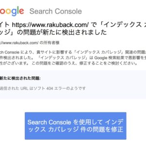 インデックスカバレッジで、noindexエラーが出た時のWordPress対応